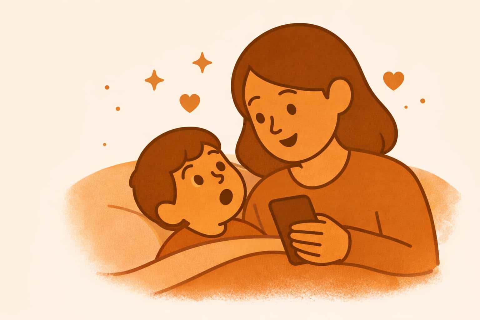 Padre leyendo un cuento a su hijo