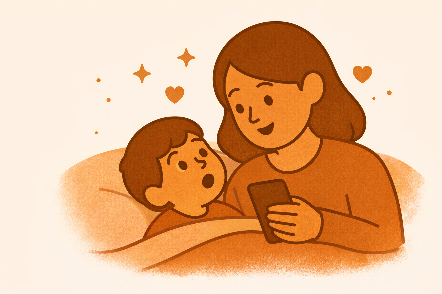 Padre leyendo un cuento a su hijo